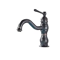 Kingsley Bathroom Faucet (Short, Black Bronze)
