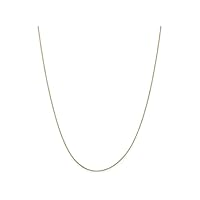 14k .5mm Box Chain Necklace