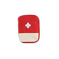 Portable medical travel bag Empty medical storage bag Mini First Aid Bag for Home or Camp (Red) S Transport case