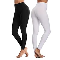 2 Piece Women's Ankle Length Printed Leggings Buttery Soft High Waisted Stretch Leggings Workout Yoga Pants