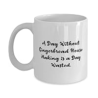 Perfect Gingerbread House Making Gifts, A Day Without Gingerbread House, Inappropriate Birthday 11oz 15oz Mug From Friends, Gingerbread houses, Make gingerbread house, How to make a gingerbread house