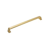 Belwith-Keeler Brighton Collection Appliance Pull 18 Inch Center to Center Brushed Golden Brass Finish