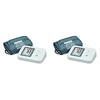 Veridian Healthcare Smartheart Automatic Arm Digital Blood Pressure Monitor, White, Universal (01-550) (Pack of 2)