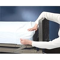 Grafco Plastic Contoured Mattress Cover with Elastic Bound Corners Fits Snugly Over The Top of Mattress, 84