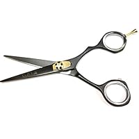 G.B.S Professional Hair Scissors Coated Black Trimming, Durable Quality - Cutting and Styling Scissors with Tension Adjustment, Rust Resistant – Hair Dressing, Salon: Handcrafted, Japanese Steel