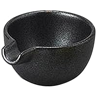 Set of 3 Delicacies, Black Mat, Single Mouth Delicacies, 2.8 x 2.2 x 1.3 inches (7 x 5.7 x 3.2 cm), Restaurant, Inn, Japanese Tableware, Restaurant, Commercial Use, Tableware