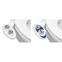 LUXE Bidet NEO 120 - Self-Cleaning Nozzle, Fresh Water Non-Electric Bidet Attachment & NEO 185 - Self-Cleaning, Dual Nozzle, Non-Electric Bidet Attachment for Toilet Seat