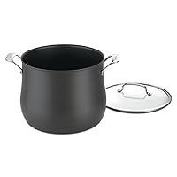 Cuisinart 12-Quart Stockpot, Hard Anodized Contour Stainless Steel w/Cover, 6466-26