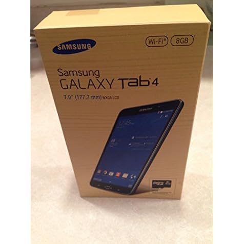 Samsung Galaxy Tab 4 7" 8GB - Black with 8GB MicroSD Card