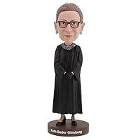 Royal Bobbles Ruth Bader Ginsburg Bobblehead, Premium Polyresin Lifelike Figure, Unique Serial Number, Exquisite Detail