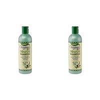 Olive Oil Shampoo, Formulated With Extra Virgin Olive Oil, Moisturizes, Stimulates Thinning Hair, Revitalizes Dry, Itchy Scalp, 12 oz (Pack of 2)