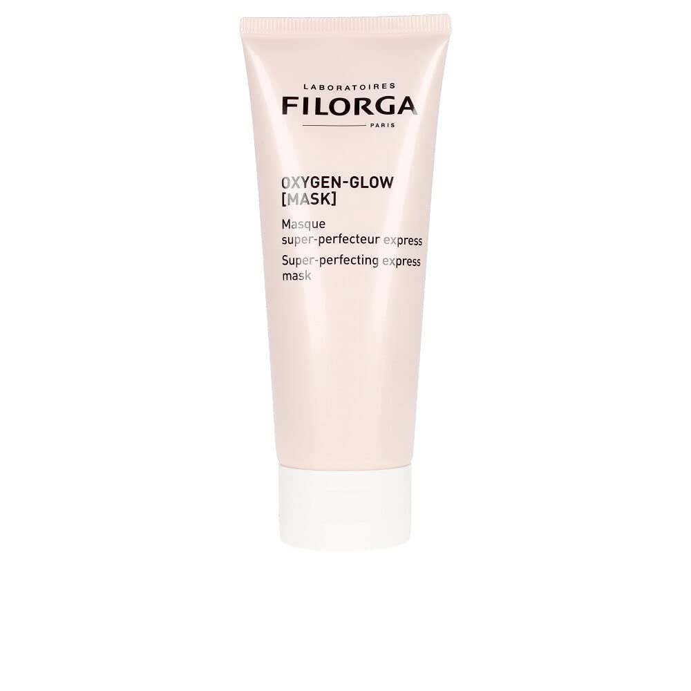 Filorga Oxygen-Glow Express Face Mask, Full Fast Acting Hydrating Skincare Treatment With Hyaluronic Acid and L-Enzyme for Flawless Skin in 10 Minutes, 2.53 fl. oz.
