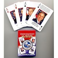 Operation Iraqi Freedom U.S. Military Heroes Playing Cards