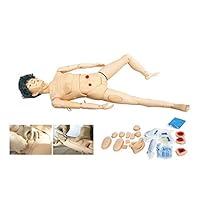 Full Function Elderly Nursing Manikin/Female, Life Size Nursing Medical Training Teaching Education Medical Demonstration Manikin