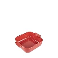 Peugeot Appolia Petite Square Baking Dish Red-7 x 5 x 2in