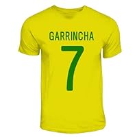 Garrincha Brazil Hero T-Shirt (Yellow)