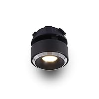 VONN Lighting Orbit Integrated LED ETL Certified Flush Mounted Adjustable Downlight, Beam Angle 36