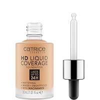 Catrice | HD Liquid Coverage Foundation | High & Natural Coverage | Vegan & Cruelty Free (034 | Medium Beige)