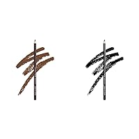 wet n wild Color Icon Kohl Eyeliner Pencil Pack of 2 - Simma Brown Now! & Baby's Got Black