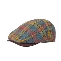 Harris Tweed RE-H-2110124-YELLOW Harris Tweed Hat, Men's, Women's, RETTER Letter, Mix Size, Large Size, Made in Japan, Size Adjuster Included