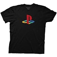 Ripple Junction Playstation Logo Adult T-Shirt XXL Black