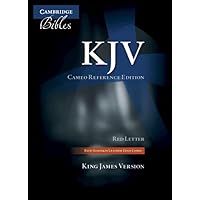 KJV Cameo Reference Edition, Blue Goatskin Leather, Red-letter Text, KJ456:XRE KJV Cameo Reference Edition, Blue Goatskin Leather, Red-letter Text, KJ456:XRE Leather Bound