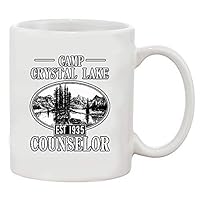 Camp Crystal Lake Counselor 1935 Summer TV Parody Funny White Coffee Mug (White, 11 oz)