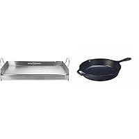 LITTLE GRIDDLE griddle-Q GQ230 100% Stainless Steel Professional Quality Griddle (25