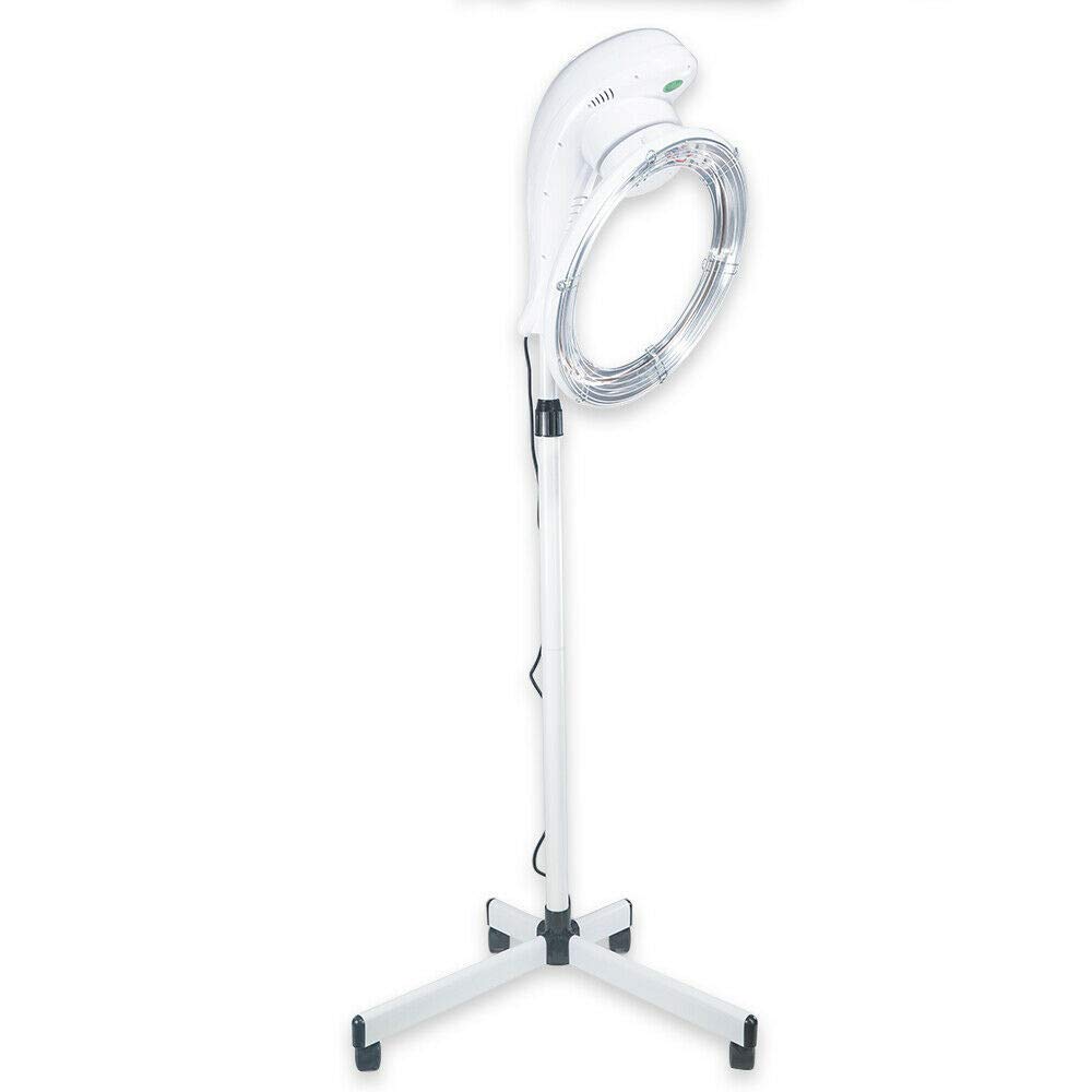 AceFox Stand Hair Dryer, Orbiting Rotating Hair Processor, Perm Styling for Salon & SPA, White