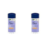 Nair Glide On Hair Removal Cream, Arm, Leg, and Bikini Hair Remover, Depilatory Cream, 3.3 Oz Stick (Pack of 2)