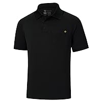 Lightbare Mens Short Sleeve UPF 50 Moisture Wicking Quick Dry Golf Polo Shirt Tactical Hiking