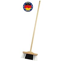 Theo Klein 6609 Pure Fresh Wooden Broom I Children's Broom with Sturdy Wooden Handle I Robust Plastic Bristles I Toys for Children Aged 3 and Over