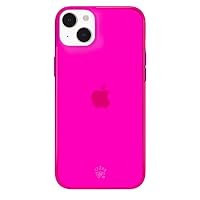 Velvet Caviar Compatible with Neon iPhone 14 Plus Case Hot Pink [8ft Drop Tested] Protective Clear Color Cases for Women (Neon Pink)