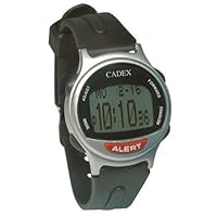 CADEX 12 Alarm Watch - Digital Medical ID - Silver
