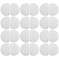 Underarm Perspiration Shield Disposable Absorbent Pads (12 Pairs, Wide) - Invisible Protection Against Armpit Sweat Stains