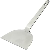 Tsubamesanjo Okonomiyaki Spatula, Width 4.7 inches (12 cm), Stainless Steel Pattern, Made in Japan