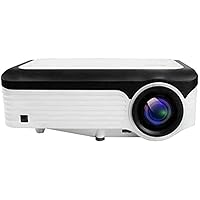 Mini Projector， Portable Video-Projector, Multimedia Home Theater Movie Projector,Compatible with Full HD 1080P HDMI,VGA,USB,AV,Laptop,Smartphone