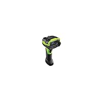 Zebra Enterprise DS3608-ER20003VZWW Series 3600 Corded Ultra-Rugged Scanner, Extended Range 1D/2D Imager, Vibration Motor, Industrial Green