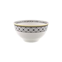 Audun Ferme Rice Bowl by Villeroy & Boch - Premium Porcelain - Made in Germany - Microwave and Dishwasher Safe - 20 Ounce Capacity