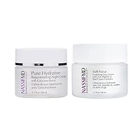 NassifMD Pure Hydration Rejuvenating Night Cream and Soft Focus Hydrating Day Cream Bundle