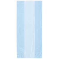 Baby Blue Cellophane Party Favor Plastic Bags - 11.5
