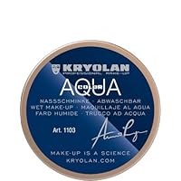 Kryolan AQUACOLOR 55 ML 1.9(FL OZ.) 1103 ALABASTER Wet Makeup and Body Paint