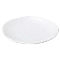 Setomono honpo Japanese porcelain open Helix white 9 inch shallow plate 10.91 X 1.3inch ryotei ryokan dining store commercial