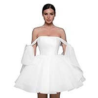 Short Homecoming Dresses for Women Organza Wedding Dresses for Bride Ball Gowns Formal Cocktail Dresses
