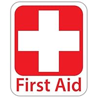 Emergency First Aid Kit Sticker Decal Notebook Car Laptop 4