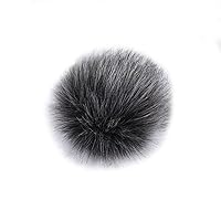 2pcs Faux Fur Pom Pom Ball with Elastic Fluffy Fur Pom Pom DIY Handbag Shoes Hats Keychain Charm Accessories ( Color : 10 , Size : 10CM )