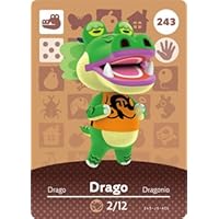 Drago - Nintendo Animal Crossing Happy Home Designer Amiibo Card - 243 by Nintendo