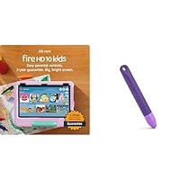 Fire HD 10 Kids Tablet (32GB, Pink) + Kids Stylus