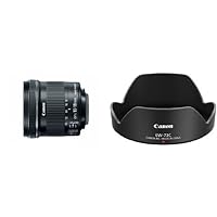 Canon EF-S 10-18mm f/4.5-5.6 IS STM Lens with Canon Lens Hood EW-73C