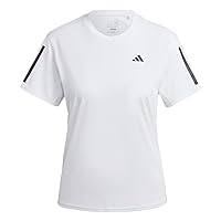 adidas Women's Own The Run T-Shirt, White, L
